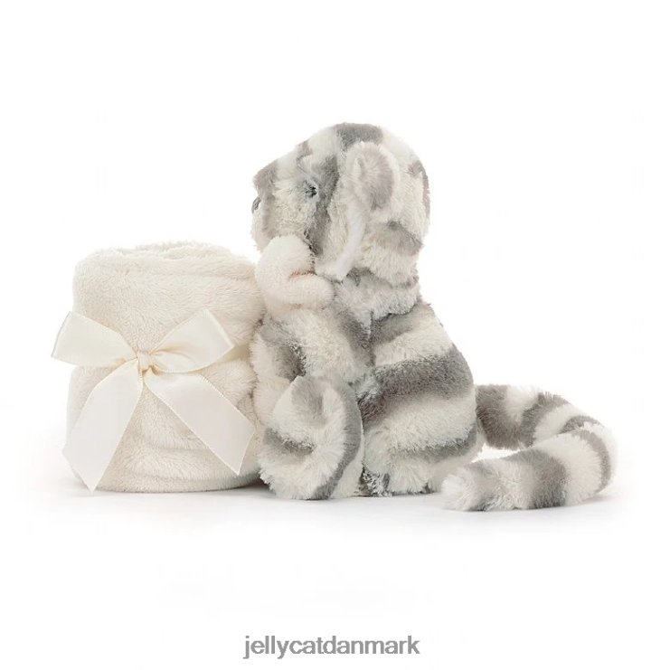 legetøj LHVJ00264 blufærdig sne tiger sutte grå og hvid Jellycat