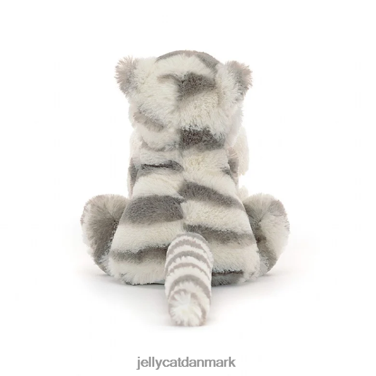 legetøj LHVJ00264 blufærdig sne tiger sutte grå og hvid Jellycat