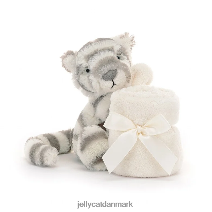 legetøj LHVJ00264 blufærdig sne tiger sutte grå og hvid Jellycat