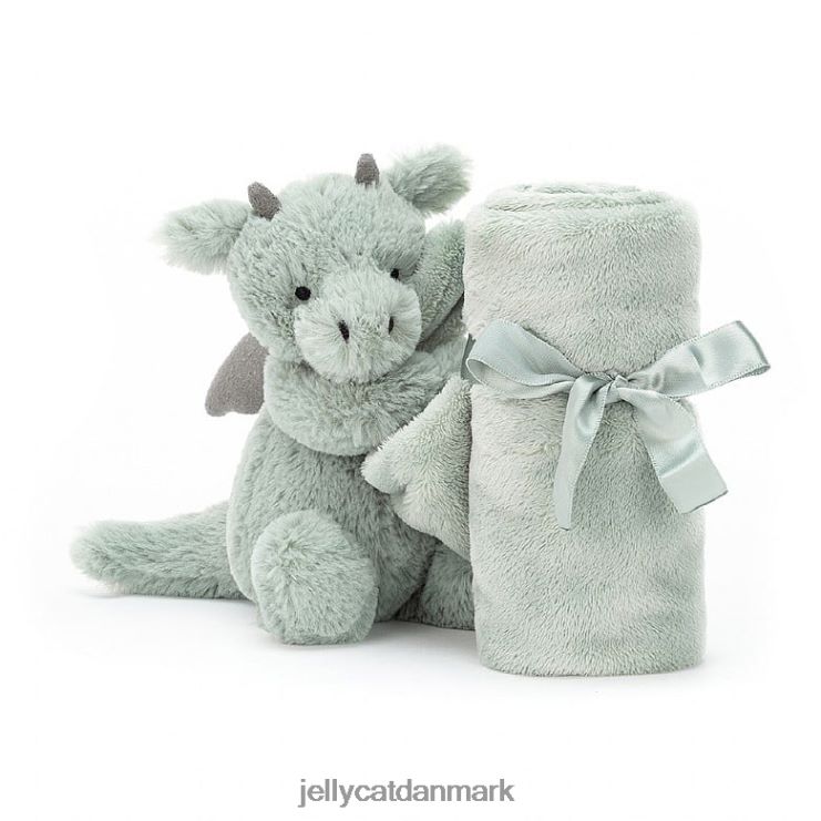 legetøj LHVJ00460 blyg drage suttegrøn Jellycat
