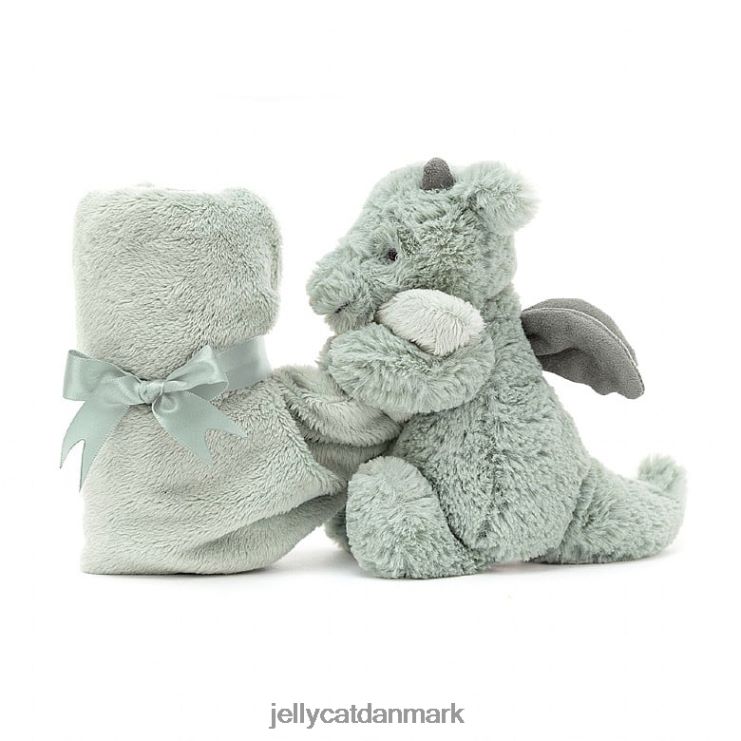 legetøj LHVJ00460 blyg drage suttegrøn Jellycat