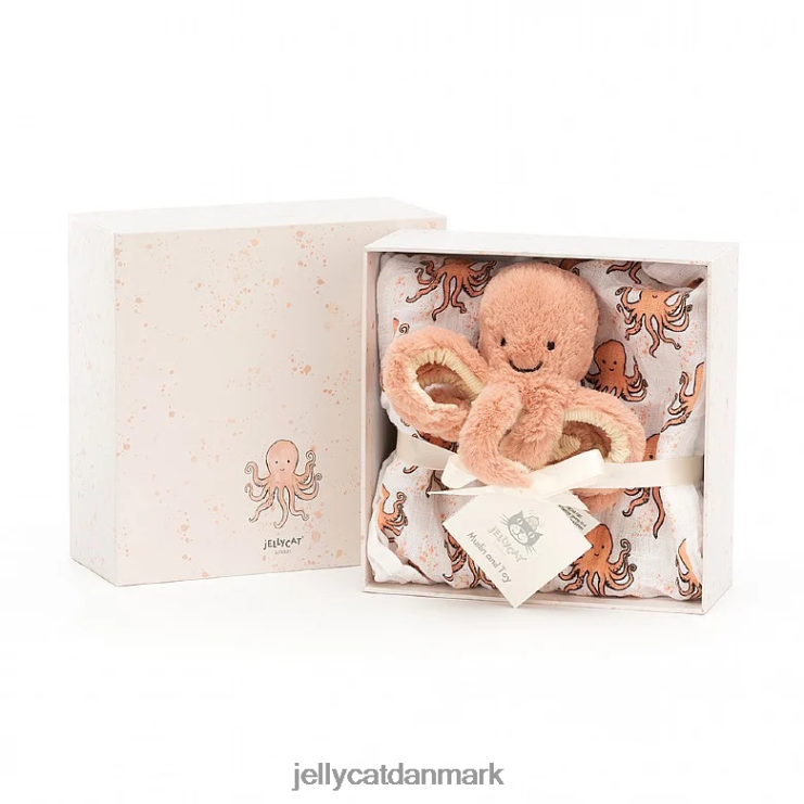 legetøj LHVJ00749 odell blæksprutte gavesæt multifarvet Jellycat