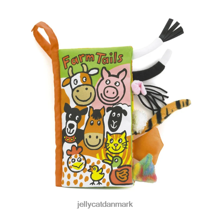 Bestil LHVJ00757 farm tails bog flerfarvet Jellycat