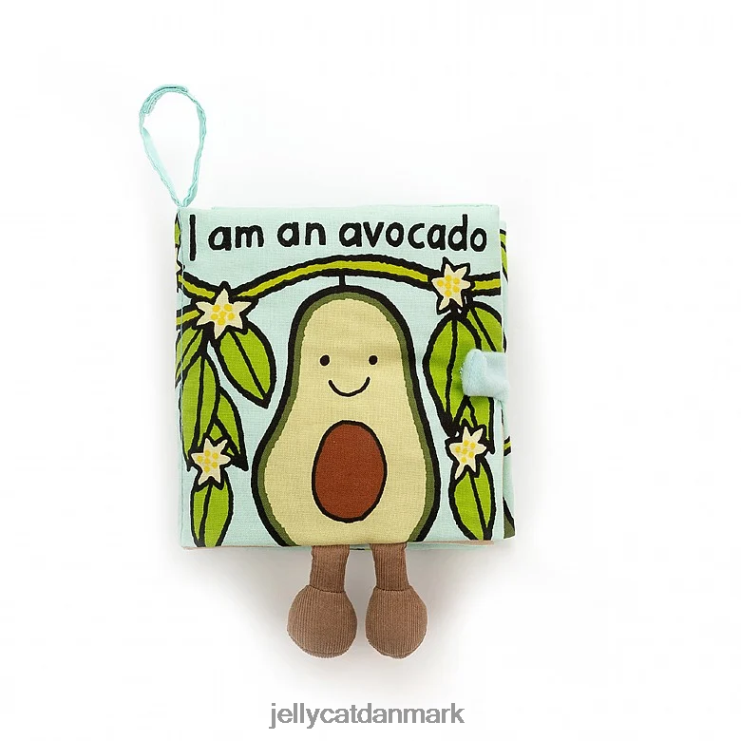 Bestil LHVJ00764 avocado stof bog flerfarvet Jellycat