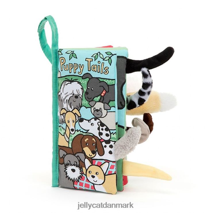 Bestil LHVJ00803 hvalpe haler aktivitetsbog flerfarvet Jellycat
