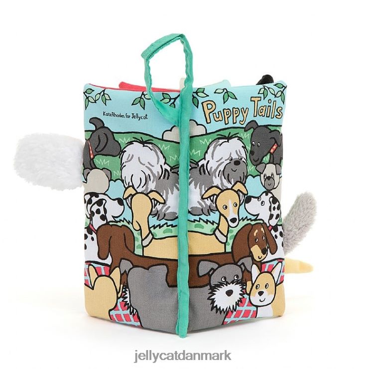 Bestil LHVJ00803 hvalpe haler aktivitetsbog flerfarvet Jellycat