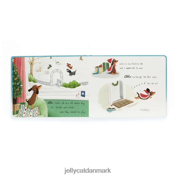 Bestil LHVJ00277 Ottos sneklædte julebog i flere farver Jellycat