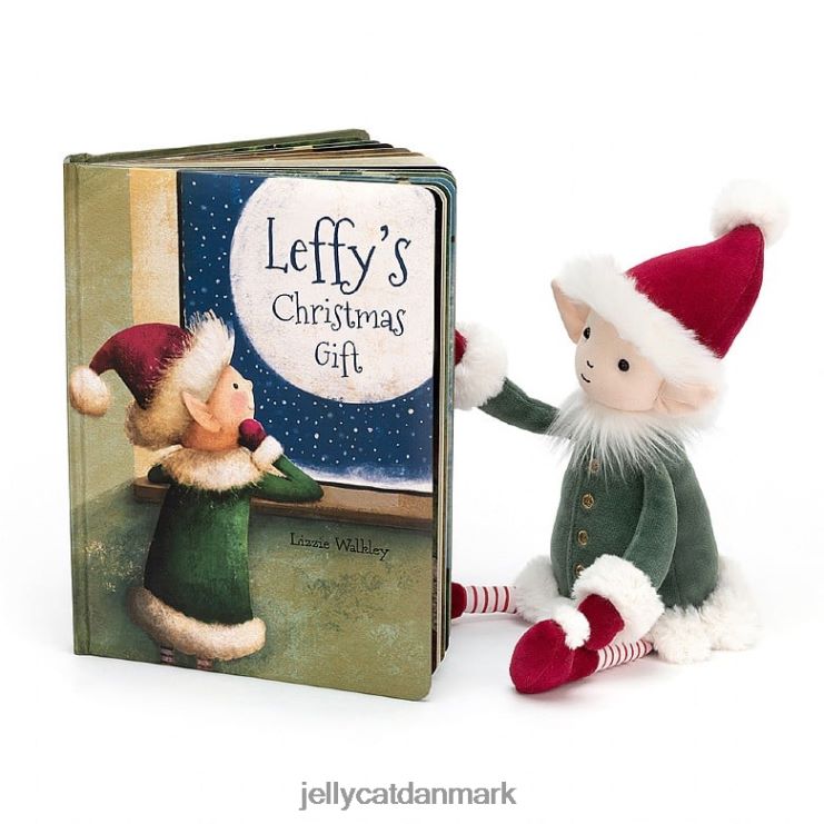 Bestil LHVJ00352 leffys julegavebog og leffy nisse multifarvet Jellycat