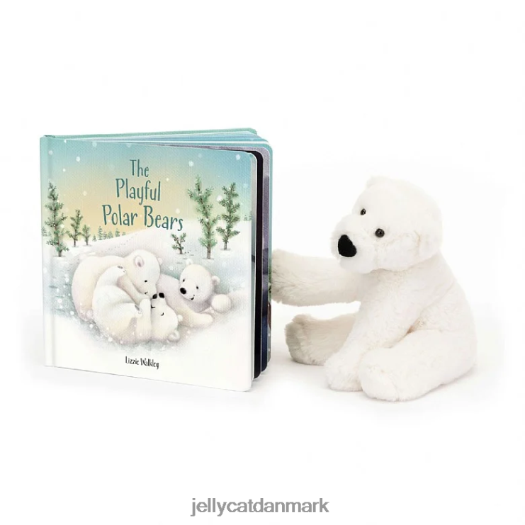 Bestil LHVJ00554 den legende isbjørnebog og pære-isbjørn hvid Jellycat