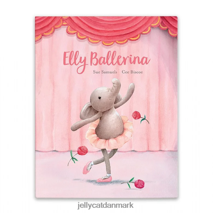 Bestil LHVJ00691 elly ballerina bog og dansende darcey elefantgrå Jellycat