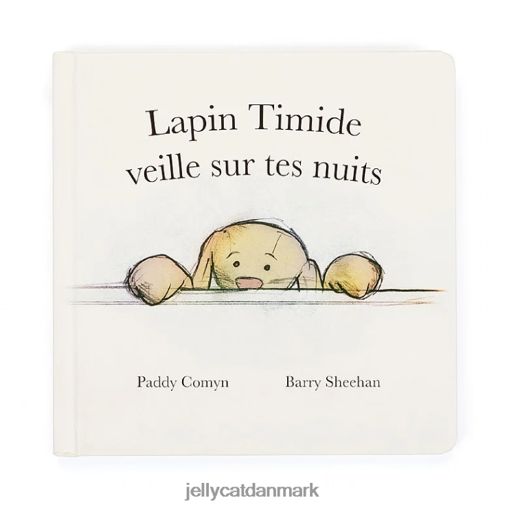 Bestil LHVJ00716 lapin timide veille sur tes nuits livre (den magiske kanin) flerfarvet Jellycat