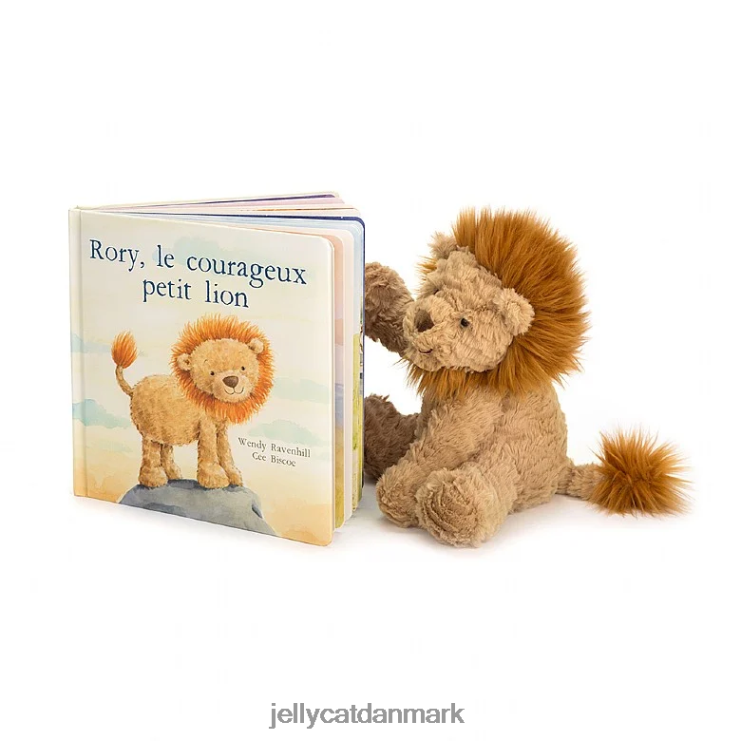 Bestil LHVJ00719 rory le courageux petit lion & fuddlewuddle lion tan Jellycat