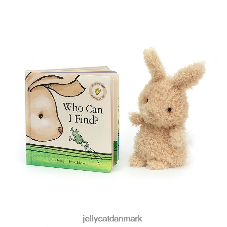 Bestil LHVJ00737 hvem kan jeg finde bog og lille kanin honning Jellycat
