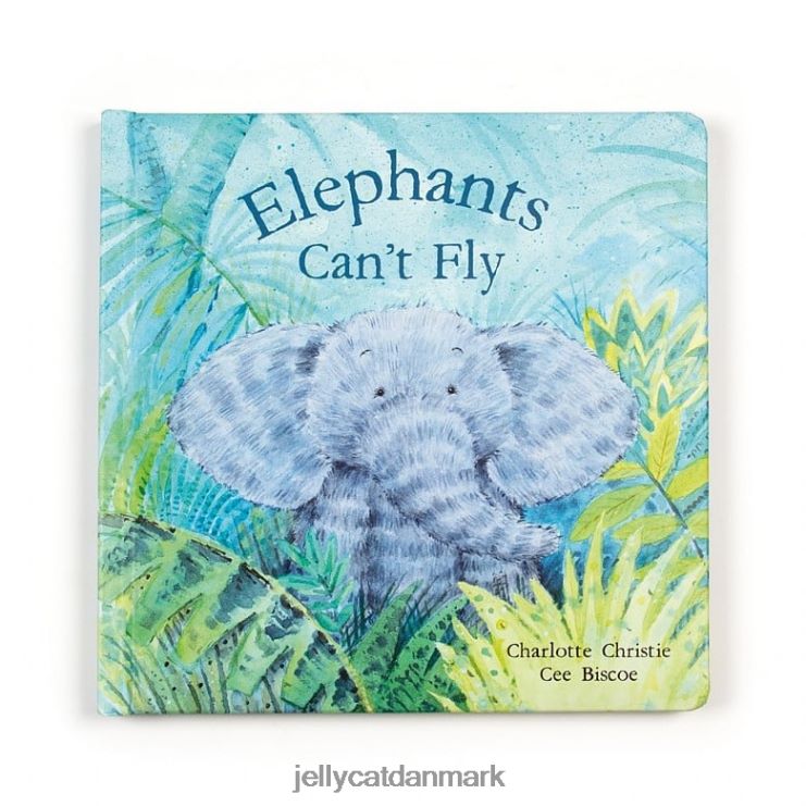 Bestil LHVJ00740 elefanter kan ikke flyve bog multi-farve Jellycat