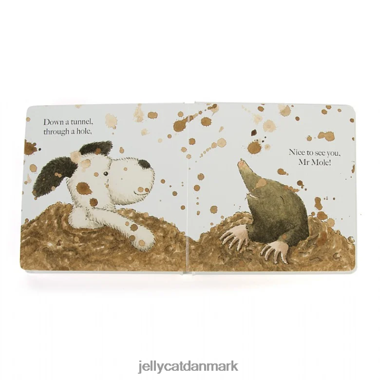 Bestil LHVJ00747 hvalp laver fortræd bog og blufærdig hvalp sort og hvid Jellycat