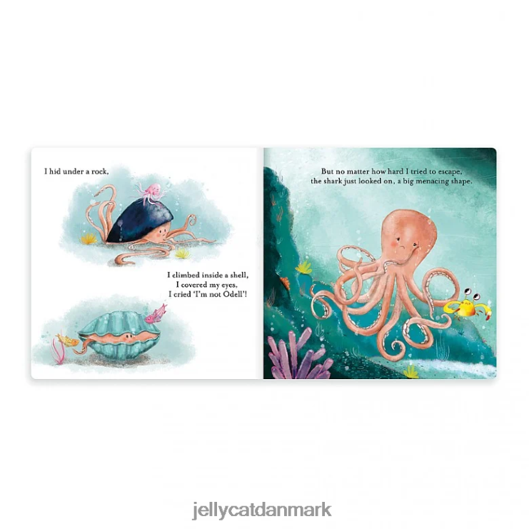 Bestil LHVJ00798 den frygtløse blækspruttebog flerfarvet Jellycat