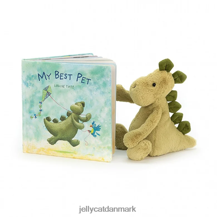 Bestil LHVJ00809 min bedste kæledyrsbog og blufærdige dino green Jellycat