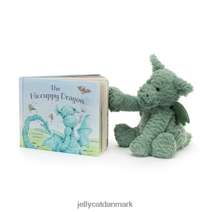 Bestil LHVJ00811 hikke-dragebogen og fuddlewuddle-dragegrøn Jellycat