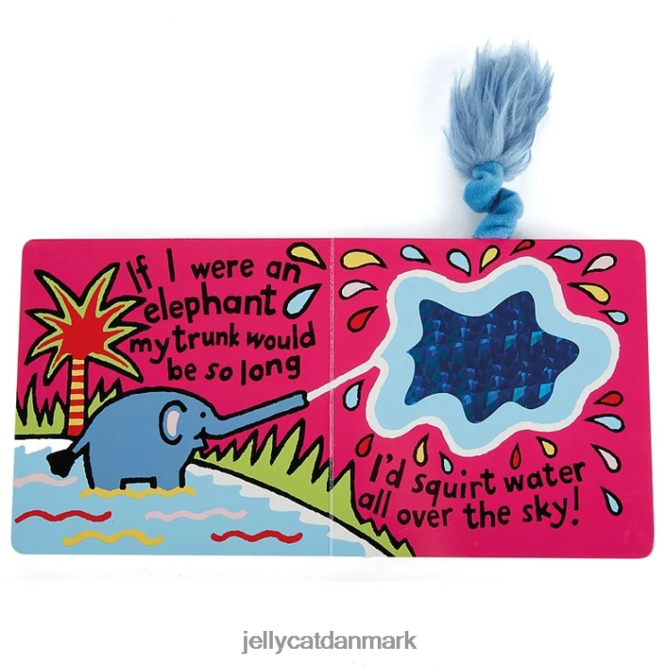 Bestil LHVJ00688 hvis jeg var en flerfarvet elefantbog Jellycat
