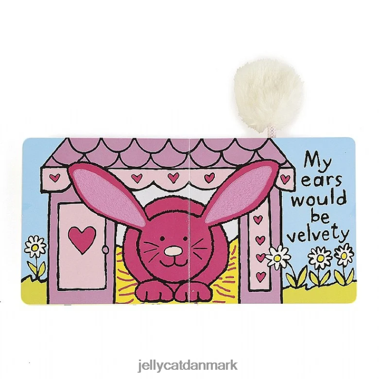 Bestil LHVJ00705 hvis jeg var en kaninbog og blufærdig tulipankaninrosa Jellycat