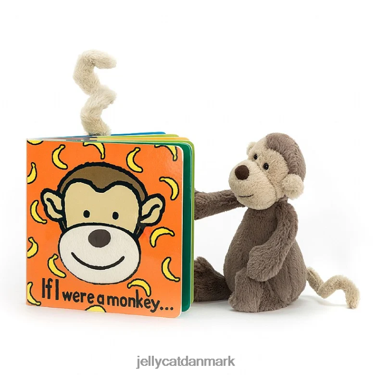 Bestil LHVJ00724 hvis jeg var en abebog og blufærdig abebrun Jellycat