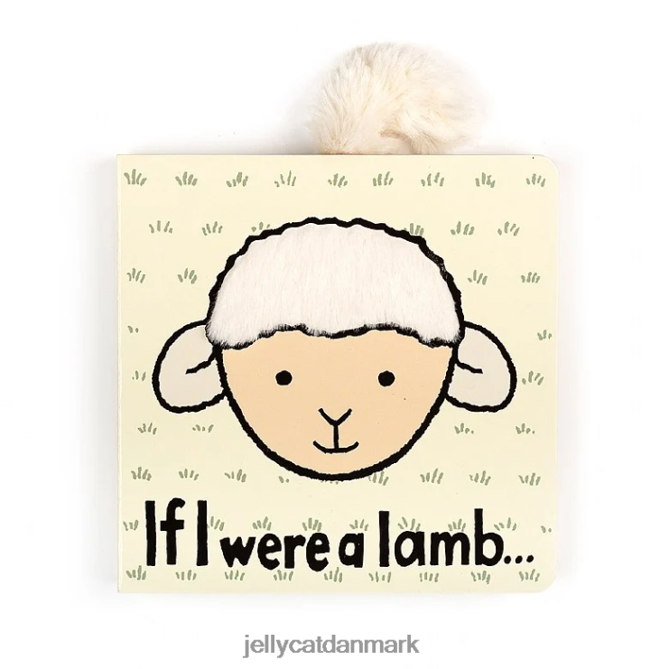 Bestil LHVJ00735 hvis jeg var en lammebog og blufærdig lammecreme Jellycat