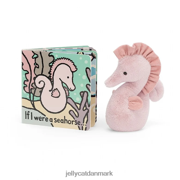 Bestil LHVJ00762 hvis jeg var en søhest bog og sienna søhest sølv Jellycat