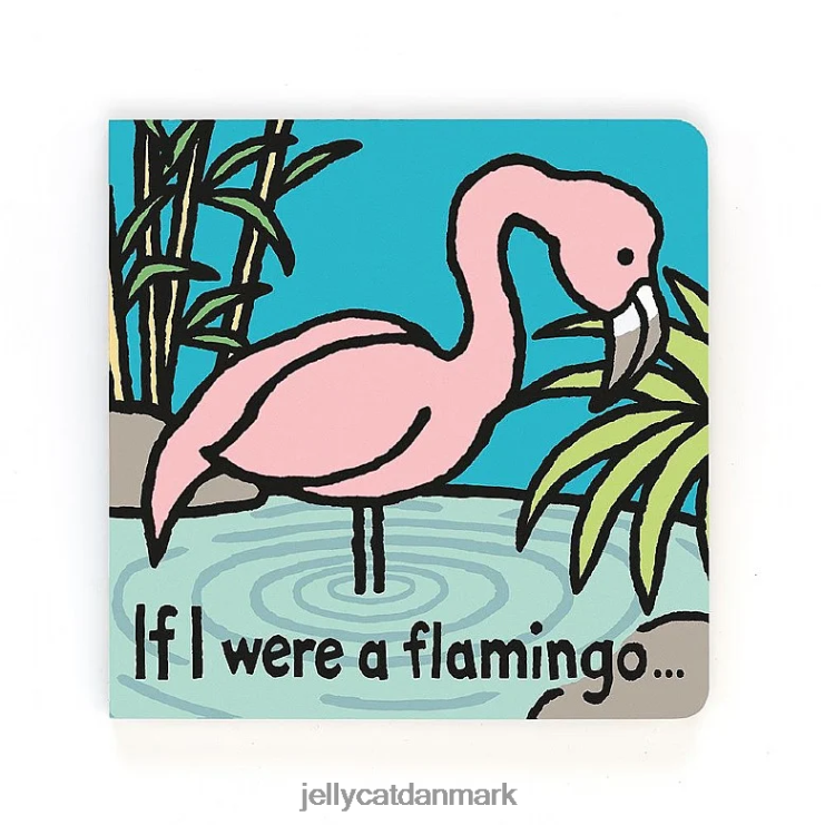 Bestil LHVJ00788 hvis jeg var en flerfarvet flamingobog Jellycat