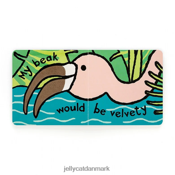Bestil LHVJ00788 hvis jeg var en flerfarvet flamingobog Jellycat