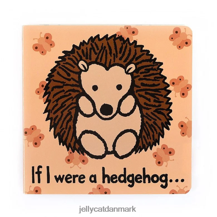 Bestil LHVJ00793 hvis jeg var en pindsvin bog og pil pindsvin brun Jellycat