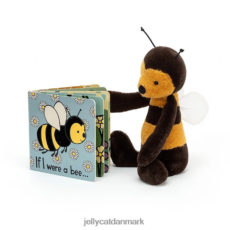 Bestil LHVJ00795 hvis jeg var en bi-bog og blufærdig bi multi-farve Jellycat