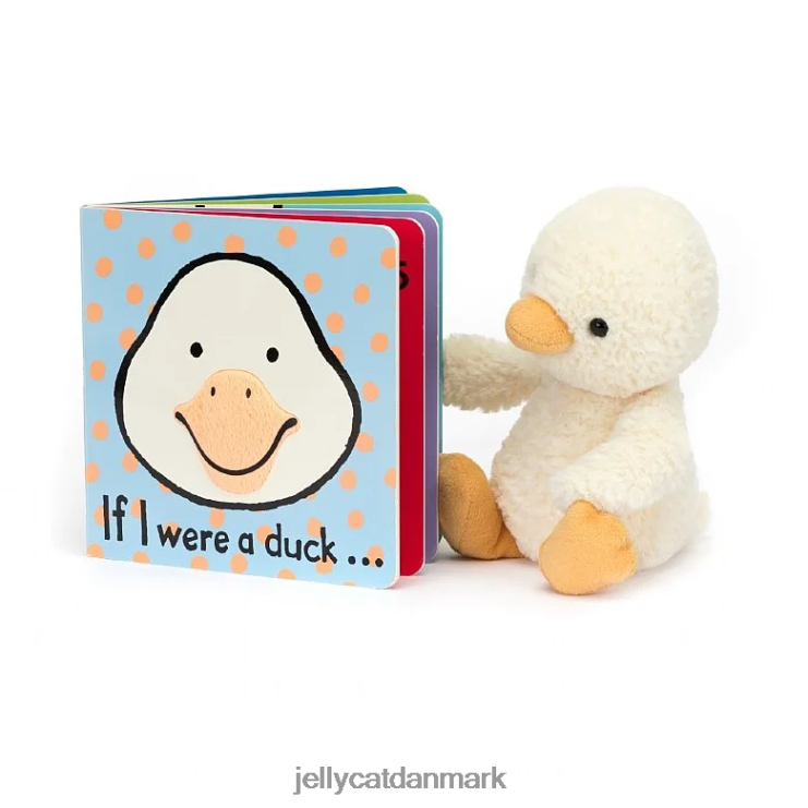 Bestil LHVJ00807 hvis jeg var en andebog og flerfarvet tumbletuft and Jellycat