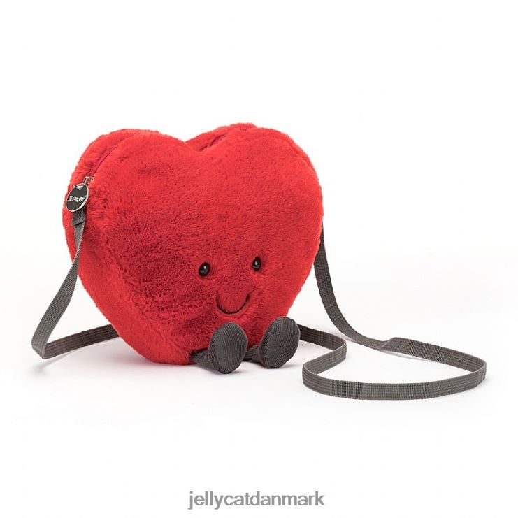 taske LHVJ00230 fornøjelig hjertetaske rød Jellycat