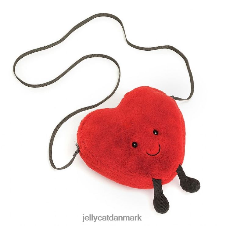 taske LHVJ00230 fornøjelig hjertetaske rød Jellycat