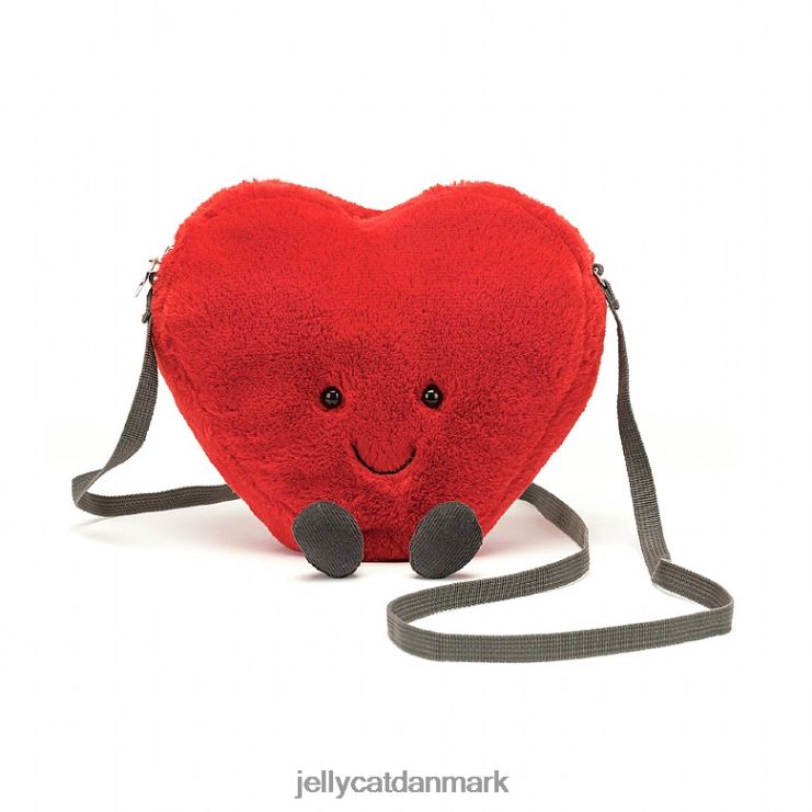 taske LHVJ00230 fornøjelig hjertetaske rød Jellycat