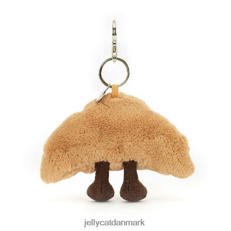 tilbehør LHVJ0017 underholdende croissant taske charm beige Jellycat