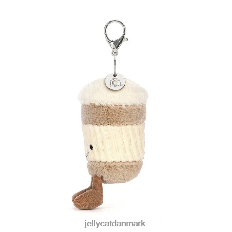 tilbehør LHVJ0034 underholdende kaffe-to-go taske charme beige Jellycat