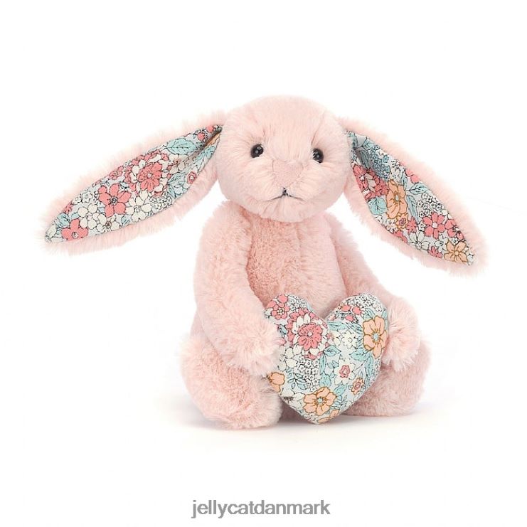legetøj LHVJ00337 blomst hjerte blush bunny fersken Jellycat