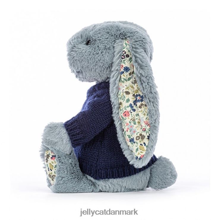 legetøj LHVJ00436 blossom dusky med personlig marineblå bluse Jellycat