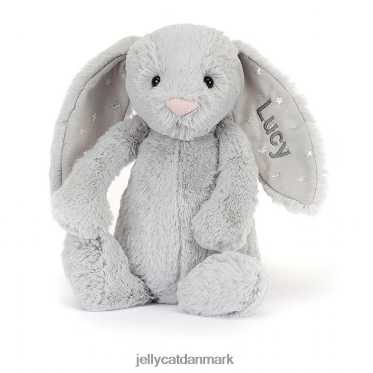 legetøj LHVJ00236 personlig bashful shimmer bunny mellemgrå Jellycat