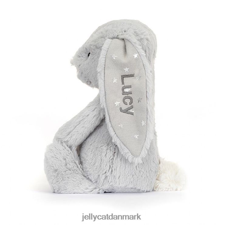 legetøj LHVJ00236 personlig bashful shimmer bunny mellemgrå Jellycat