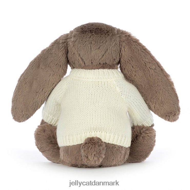 legetøj LHVJ00281 bashful trøffelkanin med personlig cremetrøje brun Jellycat