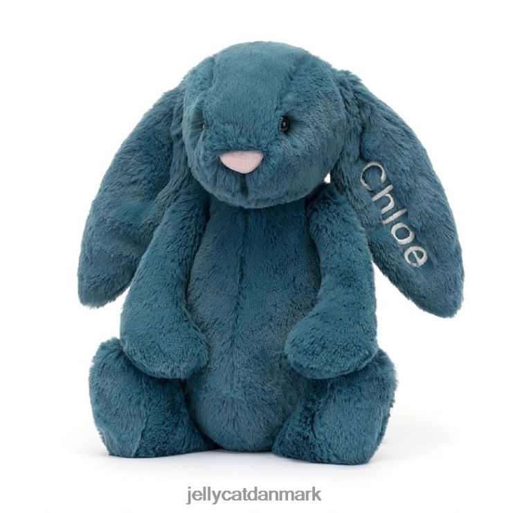 legetøj LHVJ00346 personlig bashful mineralblå kanin mellem kolbaltblå Jellycat