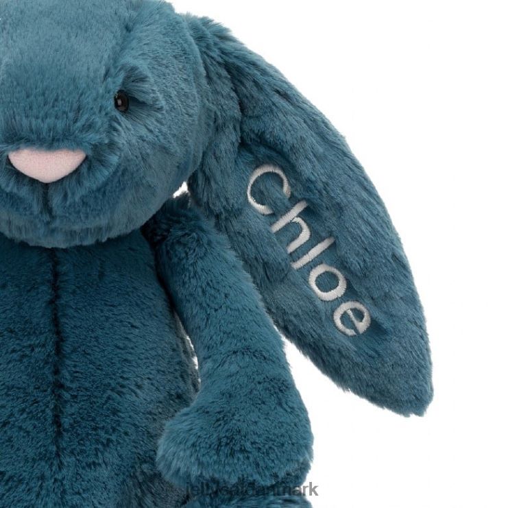 legetøj LHVJ00346 personlig bashful mineralblå kanin mellem kolbaltblå Jellycat