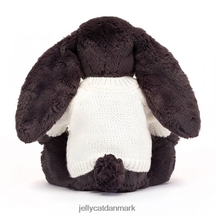 legetøj LHVJ00517 bashful y bunny med personlig cremetrøjeblæk Jellycat
