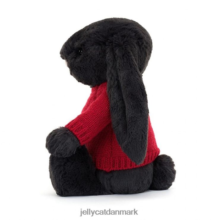legetøj LHVJ00519 bashful y bunny med personlig rød jumper blæk Jellycat