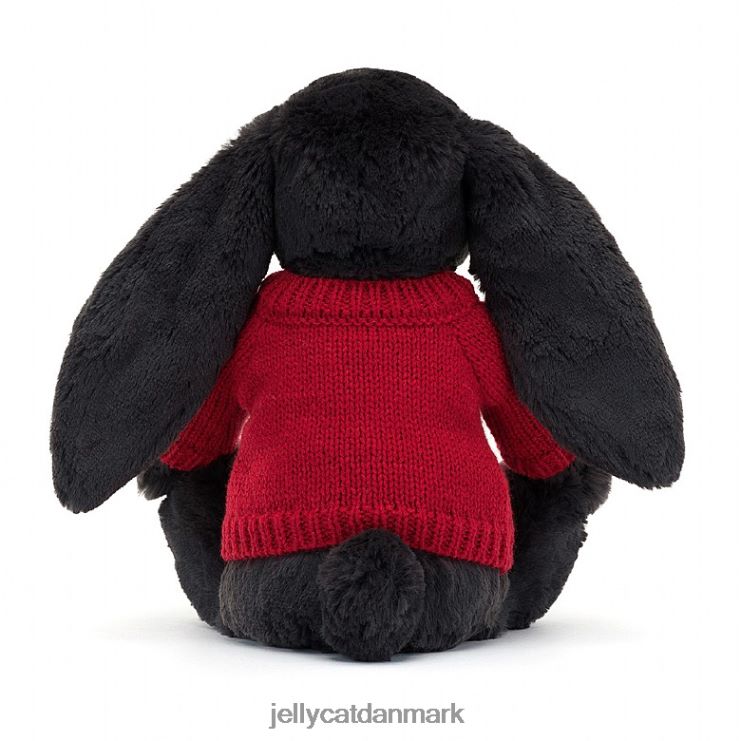 legetøj LHVJ00519 bashful y bunny med personlig rød jumper blæk Jellycat