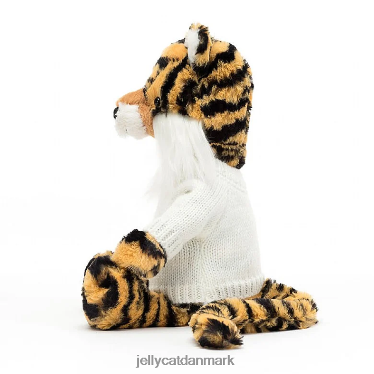 legetøj LHVJ00327 bashful tiger med personlig cremetrøje i flere farver Jellycat