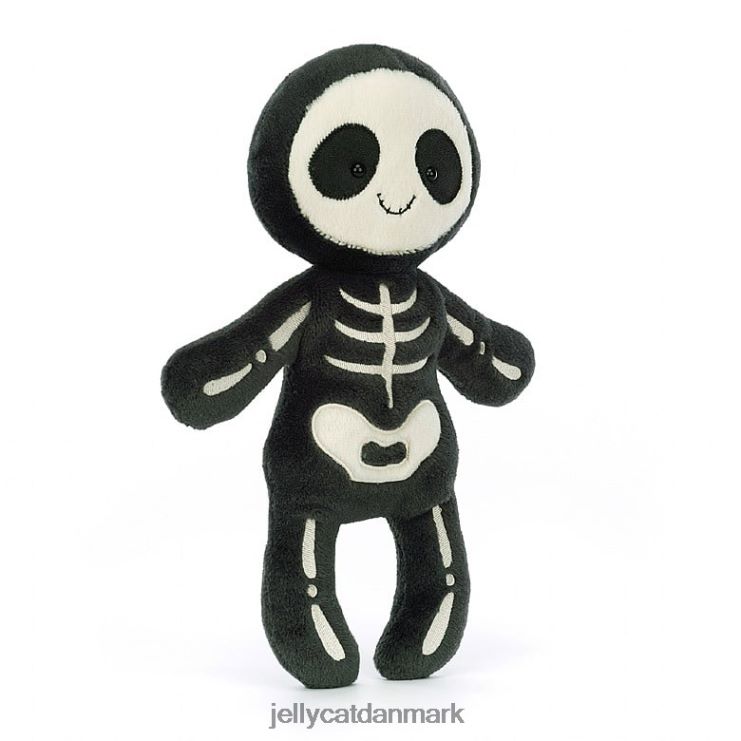 legetøj LHVJ00109 skelet bob sort og hvid Jellycat