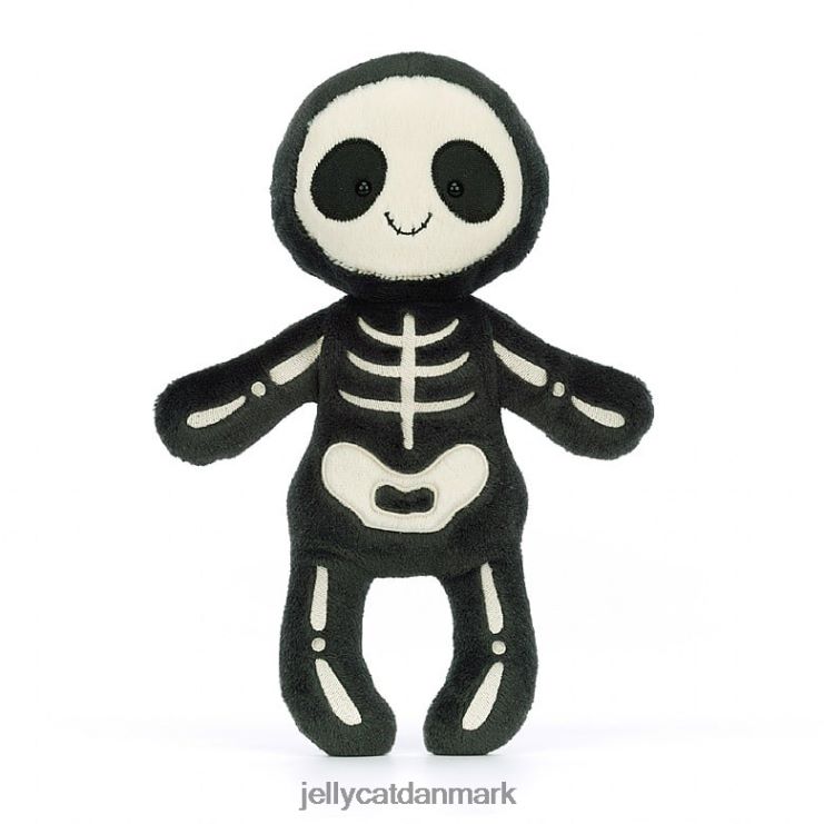 legetøj LHVJ00109 skelet bob sort og hvid Jellycat